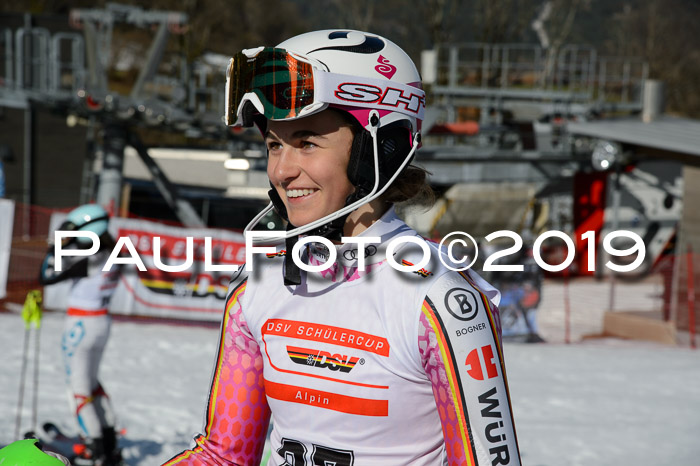 Dt. Schülermeisterschaft Slalom 16.03.2019