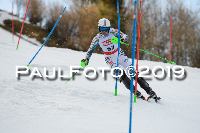 Dt. Schülermeisterschaft Slalom 16.03.2019