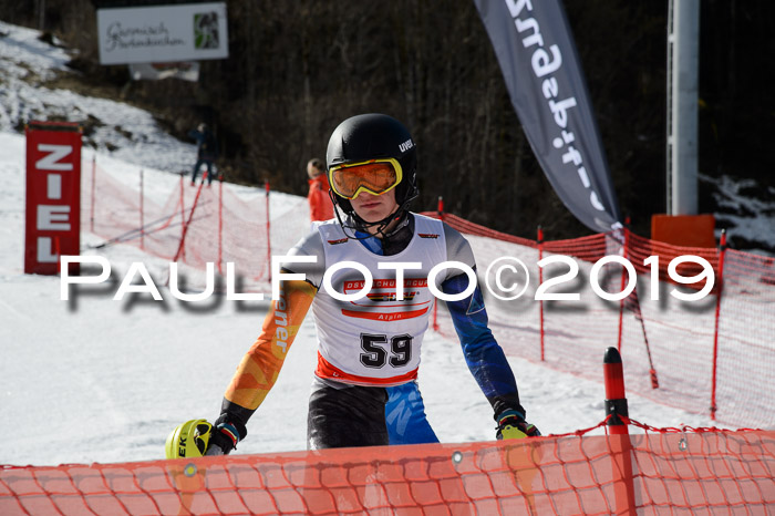 Dt. Schülermeisterschaft Slalom 16.03.2019