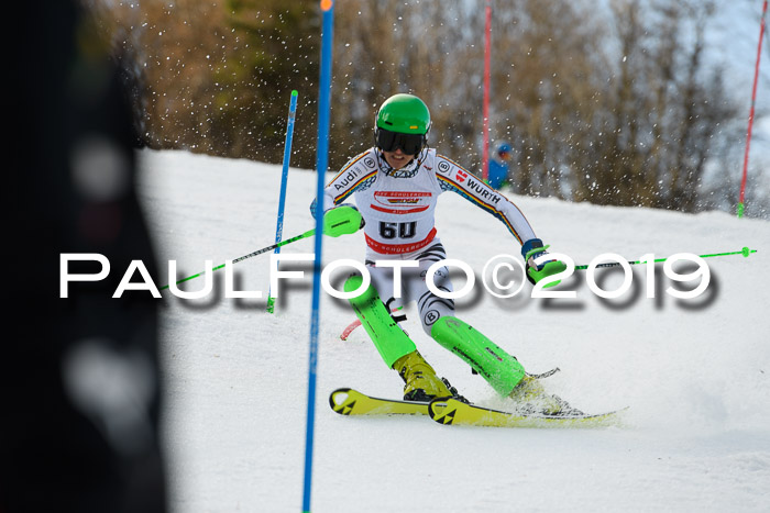 Dt. Schülermeisterschaft Slalom 16.03.2019