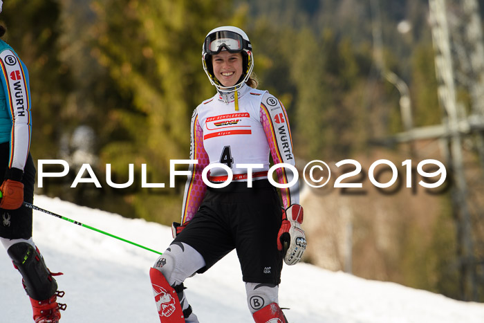Dt. Schülermeisterschaft Slalom 16.03.2019