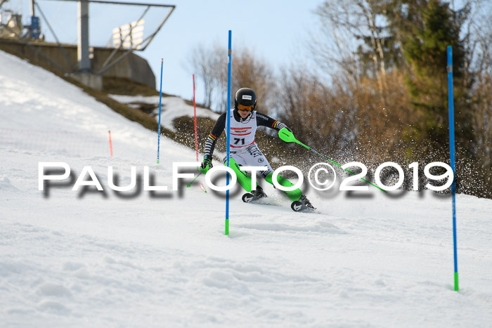 Dt. Schülermeisterschaft Slalom 16.03.2019