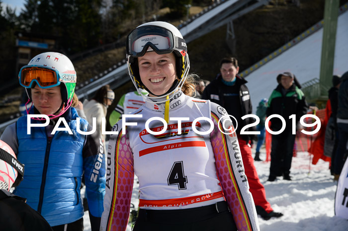 Dt. Schülermeisterschaft Slalom 16.03.2019