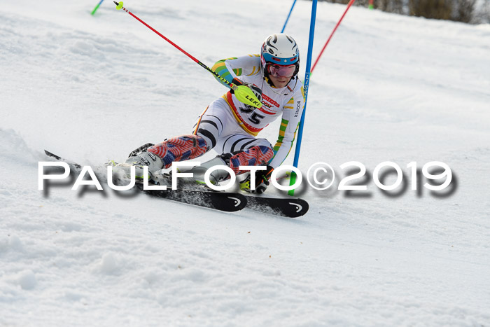 Dt. Schülermeisterschaft Slalom 16.03.2019