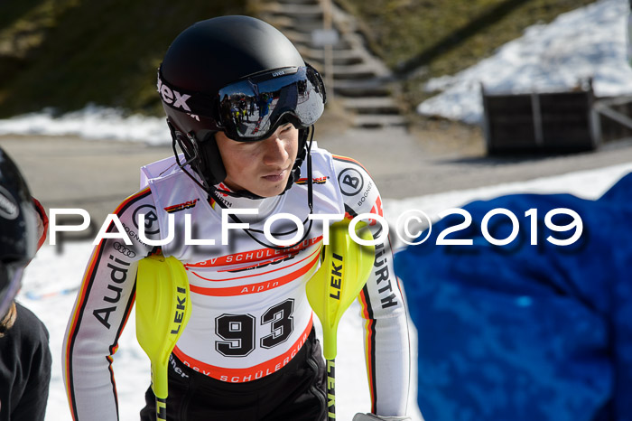 Dt. Schülermeisterschaft Slalom 16.03.2019