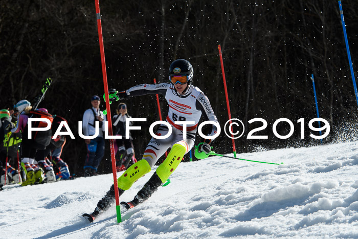 Dt. Schülermeisterschaft Slalom 16.03.2019