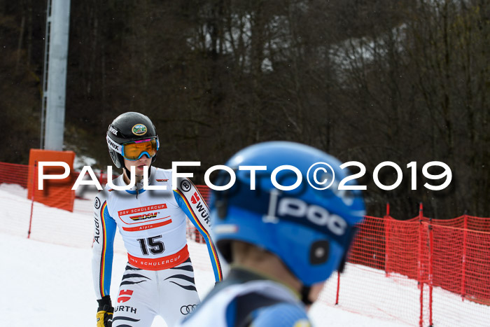 Dt. Schülermeisterschaft Team PSL + Siegehrehrungen SL, SG, Team, 18.03.2019