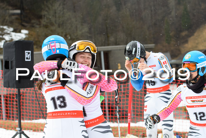 Dt. Schülermeisterschaft Team PSL + Siegehrehrungen SL, SG, Team, 18.03.2019