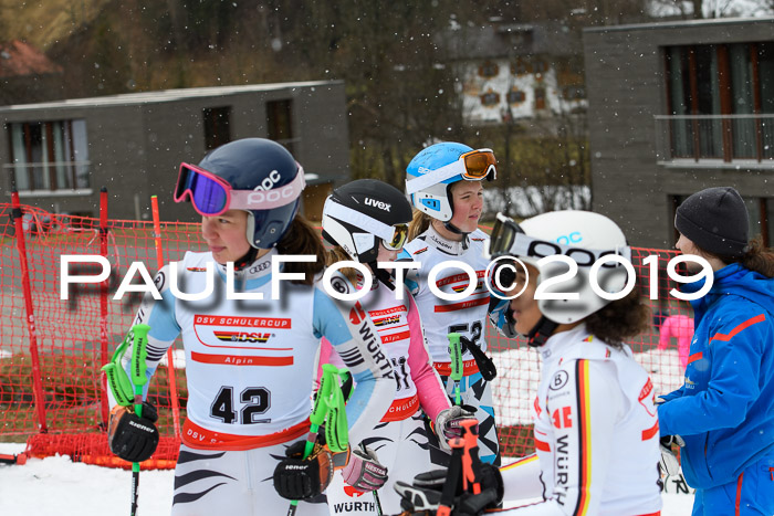 Dt. Schülermeisterschaft Team PSL + Siegehrehrungen SL, SG, Team, 18.03.2019