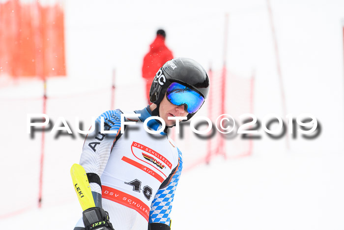 Dt. Schülermeisterschaft Team PSL + Siegehrehrungen SL, SG, Team, 18.03.2019