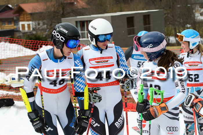 Dt. Schülermeisterschaft Team PSL + Siegehrehrungen SL, SG, Team, 18.03.2019