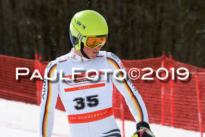 Dt. Schülermeisterschaft Team PSL + Siegehrehrungen SL, SG, Team, 18.03.2019