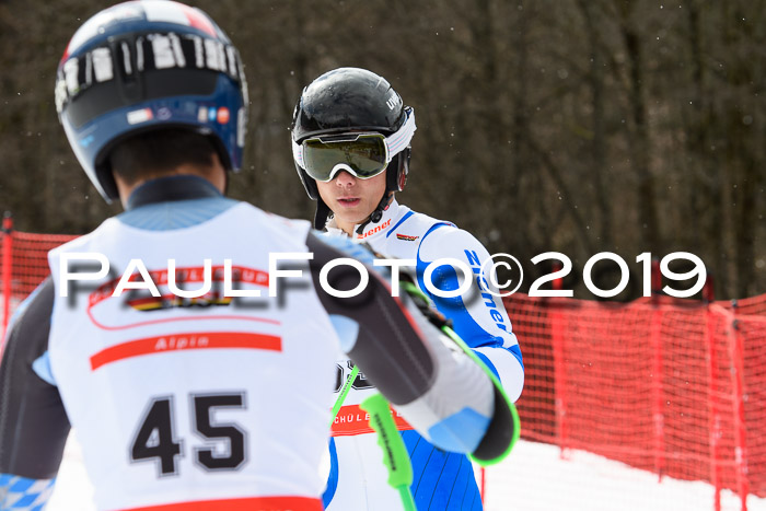 Dt. Schülermeisterschaft Team PSL + Siegehrehrungen SL, SG, Team, 18.03.2019