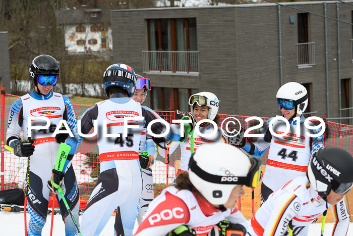 Dt. Schülermeisterschaft Team PSL + Siegehrehrungen SL, SG, Team, 18.03.2019