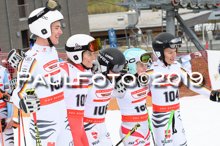 Dt. Schülermeisterschaft Team PSL + Siegehrehrungen SL, SG, Team, 18.03.2019