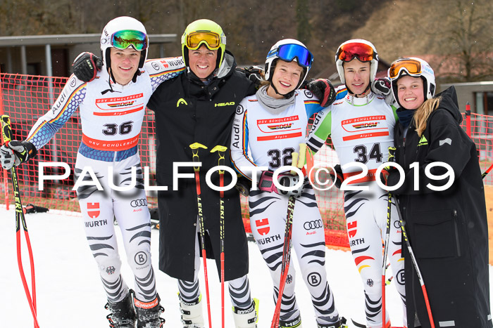 Dt. Schülermeisterschaft Team PSL + Siegehrehrungen SL, SG, Team, 18.03.2019