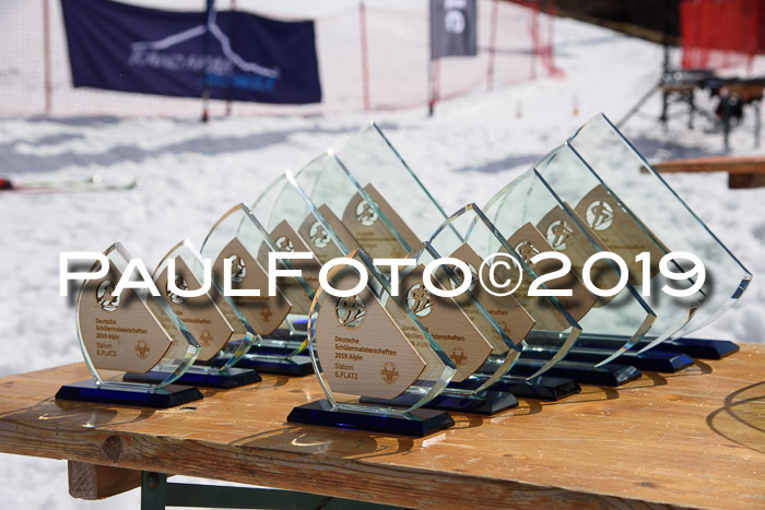 Dt. Schülermeisterschaft Team PSL + Siegehrehrungen SL, SG, Team, 18.03.2019