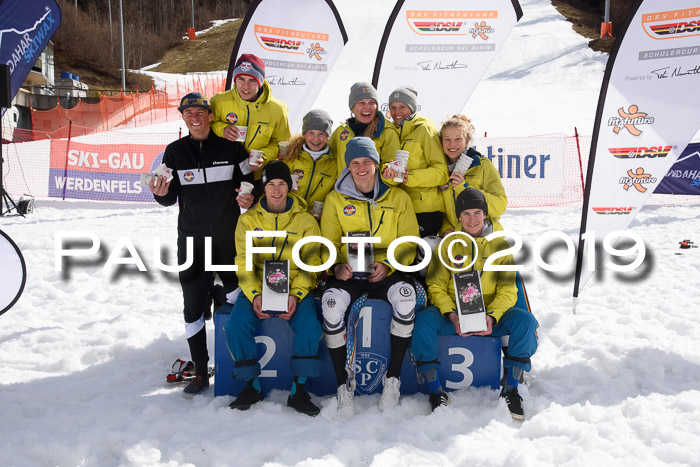 Dt. Schülermeisterschaft Team PSL + Siegehrehrungen SL, SG, Team, 18.03.2019