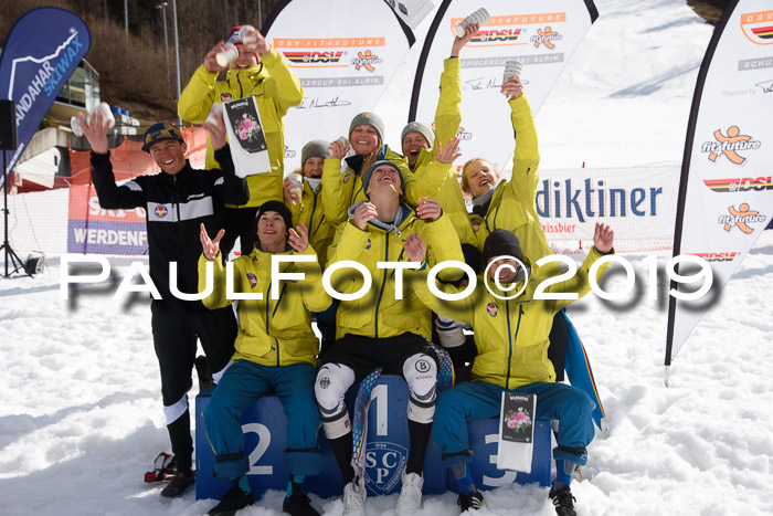Dt. Schülermeisterschaft Team PSL + Siegehrehrungen SL, SG, Team, 18.03.2019