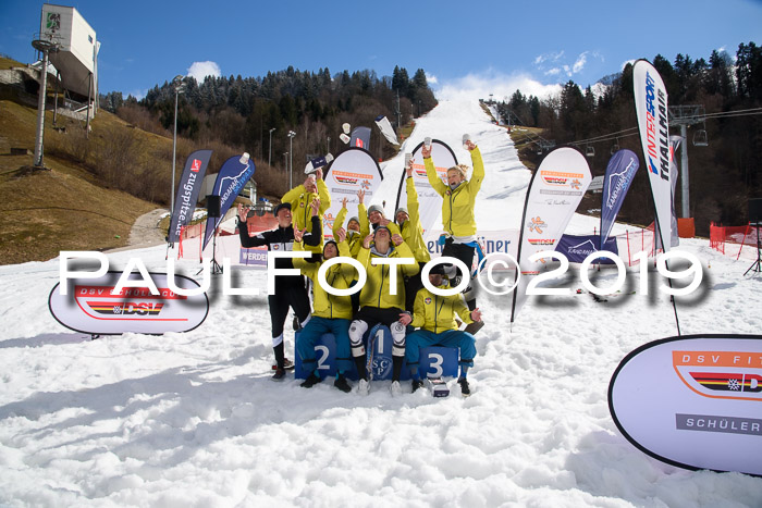 Dt. Schülermeisterschaft Team PSL + Siegehrehrungen SL, SG, Team, 18.03.2019