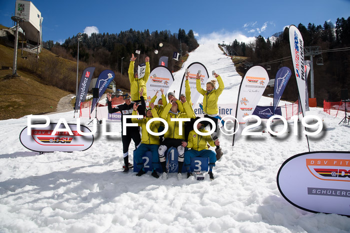 Dt. Schülermeisterschaft Team PSL + Siegehrehrungen SL, SG, Team, 18.03.2019