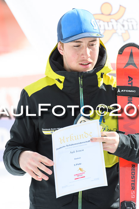 Dt. Schülermeisterschaft Team PSL + Siegehrehrungen SL, SG, Team, 18.03.2019
