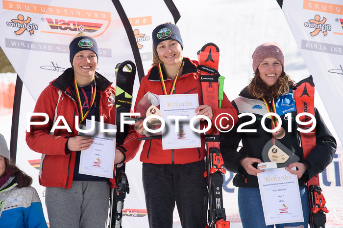 Dt. Schülermeisterschaft Team PSL + Siegehrehrungen SL, SG, Team, 18.03.2019