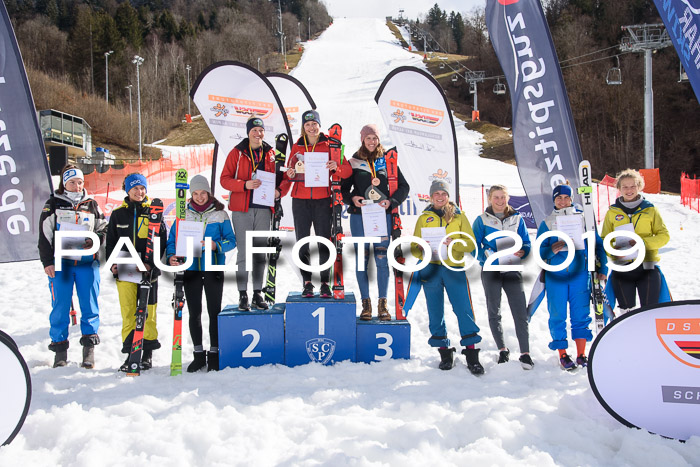 Dt. Schülermeisterschaft Team PSL + Siegehrehrungen SL, SG, Team, 18.03.2019