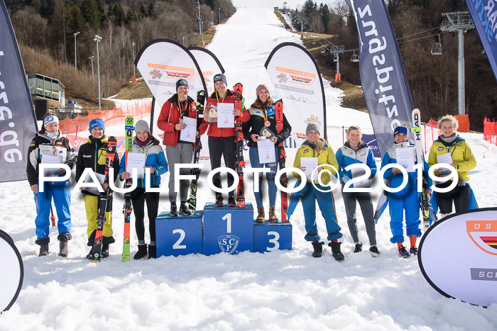Dt. Schülermeisterschaft Team PSL + Siegehrehrungen SL, SG, Team, 18.03.2019