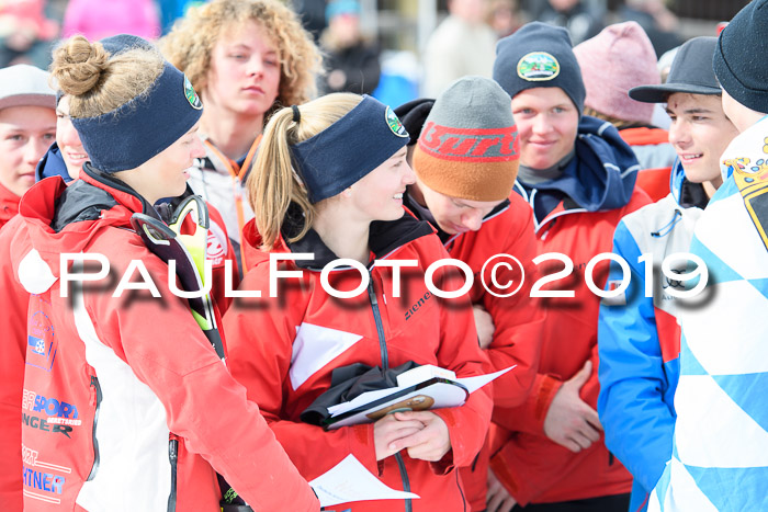 Dt. Schülermeisterschaft Team PSL + Siegehrehrungen SL, SG, Team, 18.03.2019