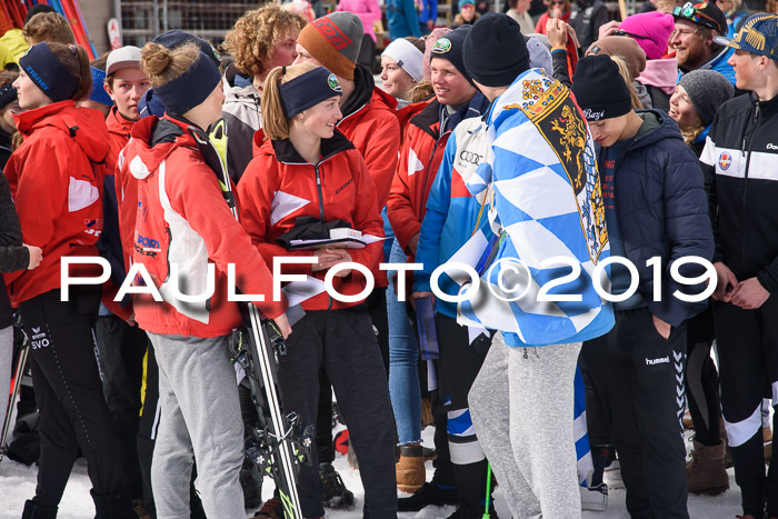 Dt. Schülermeisterschaft Team PSL + Siegehrehrungen SL, SG, Team, 18.03.2019