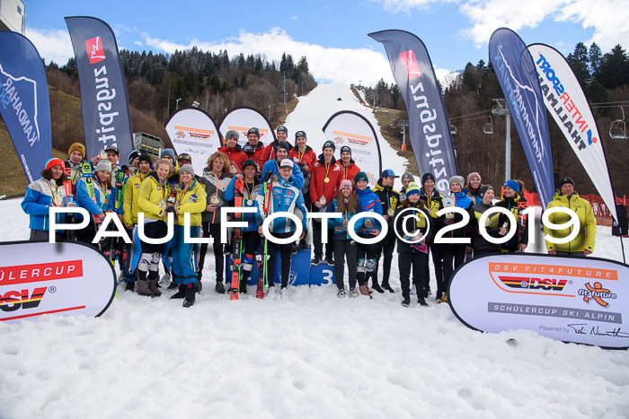 Dt. Schülermeisterschaft Team PSL + Siegehrehrungen SL, SG, Team, 18.03.2019