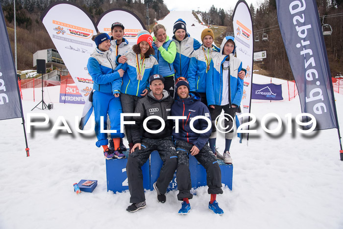 Dt. Schülermeisterschaft Team PSL + Siegehrehrungen SL, SG, Team, 18.03.2019