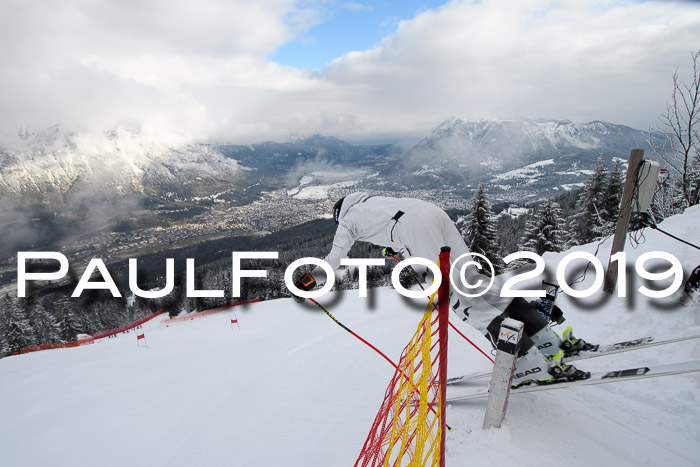 FIS, Int. Dt. Meisterschaft Abfahrt, Training, Damen + Herren, 19.03.2019