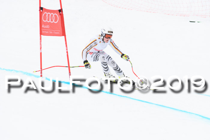 FIS, Int. Dt. Meisterschaft Abfahrt, Training, Damen + Herren, 19.03.2019