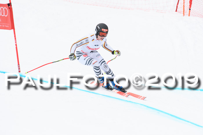 FIS, Int. Dt. Meisterschaft Abfahrt, Training, Damen + Herren, 19.03.2019