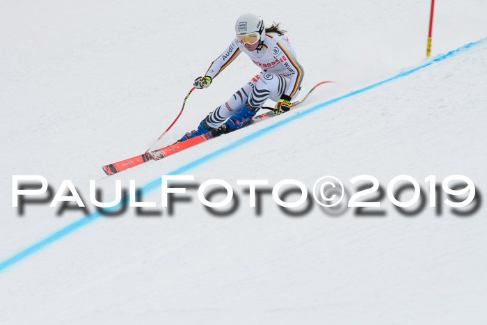 FIS, Int. Dt. Meisterschaft Abfahrt, Training, Damen + Herren, 19.03.2019
