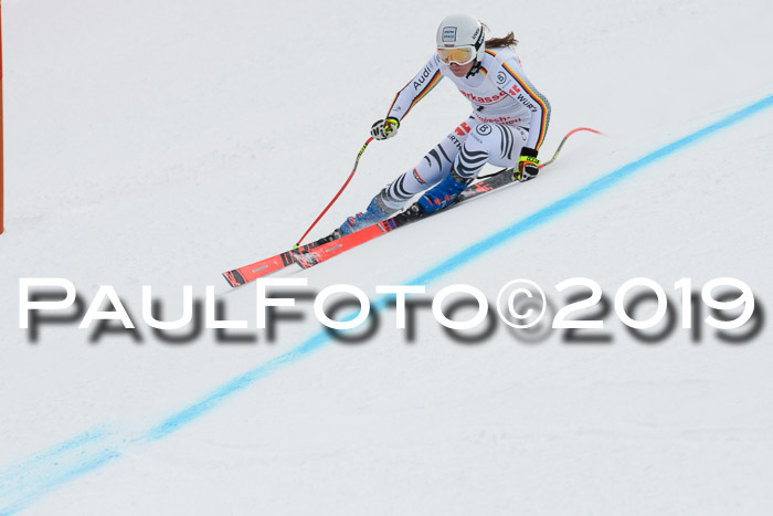FIS, Int. Dt. Meisterschaft Abfahrt, Training, Damen + Herren, 19.03.2019