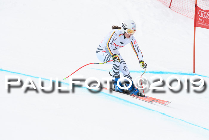 FIS, Int. Dt. Meisterschaft Abfahrt, Training, Damen + Herren, 19.03.2019
