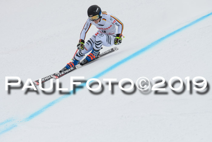 FIS, Int. Dt. Meisterschaft Abfahrt, Training, Damen + Herren, 19.03.2019