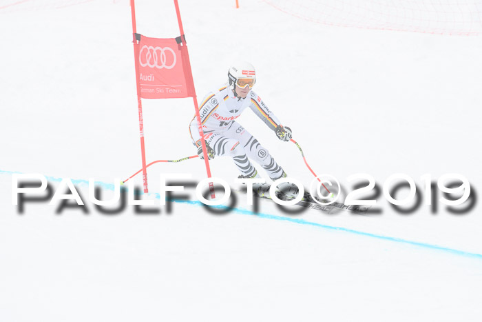 FIS, Int. Dt. Meisterschaft Abfahrt, Training, Damen + Herren, 19.03.2019