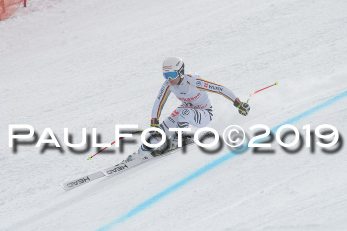 FIS, Int. Dt. Meisterschaft Abfahrt, Training, Damen + Herren, 19.03.2019