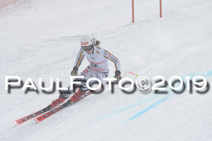 FIS, Int. Dt. Meisterschaft Abfahrt, Training, Damen + Herren, 19.03.2019