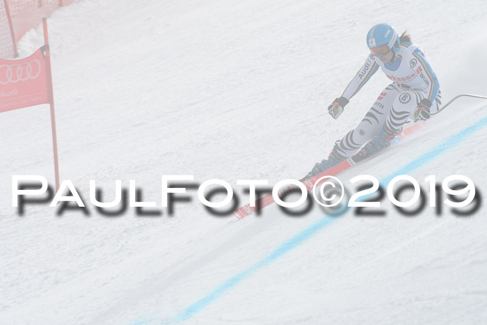FIS, Int. Dt. Meisterschaft Abfahrt, Training, Damen + Herren, 19.03.2019
