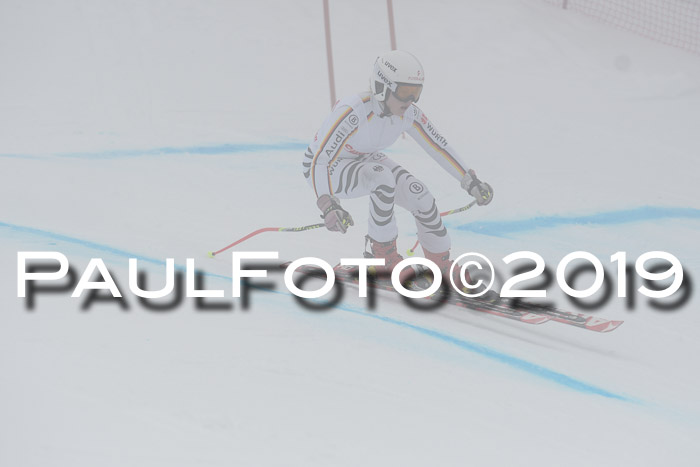 FIS, Int. Dt. Meisterschaft Abfahrt, Training, Damen + Herren, 19.03.2019