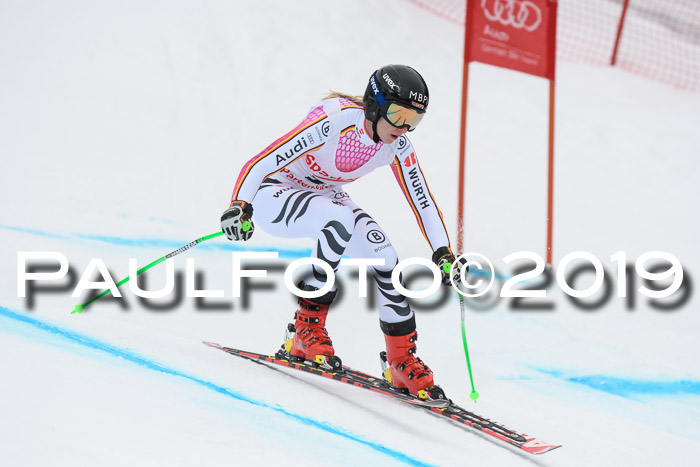 FIS, Int. Dt. Meisterschaft Abfahrt, Training, Damen + Herren, 19.03.2019