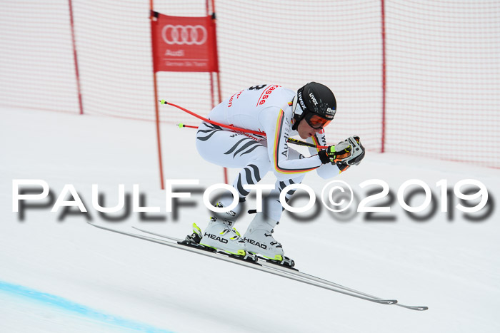 FIS, Int. Dt. Meisterschaft Abfahrt, Training, Damen + Herren, 19.03.2019