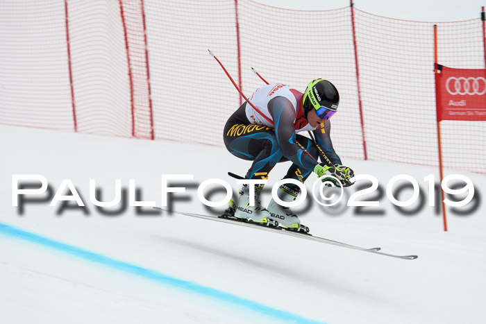 FIS, Int. Dt. Meisterschaft Abfahrt, Training, Damen + Herren, 19.03.2019
