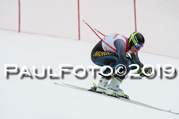 FIS, Int. Dt. Meisterschaft Abfahrt, Training, Damen + Herren, 19.03.2019