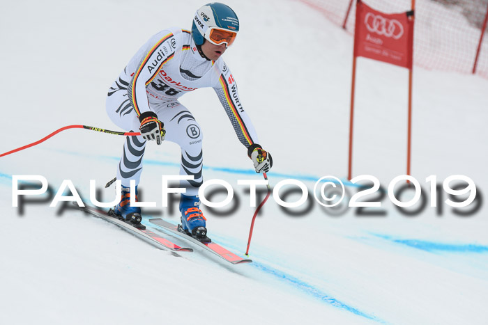 FIS, Int. Dt. Meisterschaft Abfahrt, Training, Damen + Herren, 19.03.2019